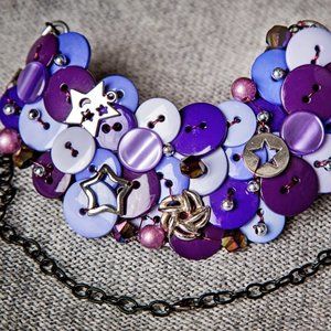 Purple Star Necklace